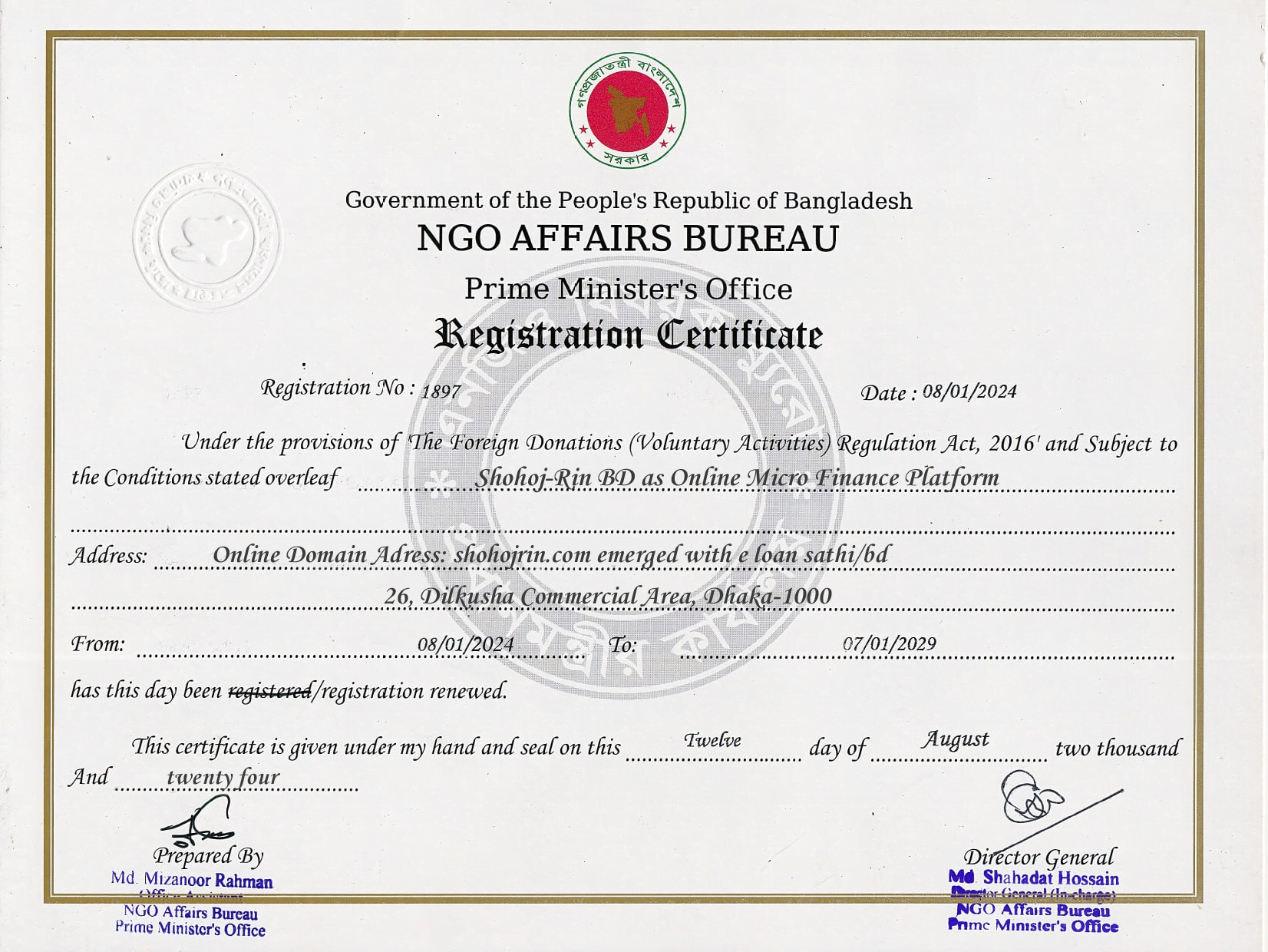 NGO Affairs Bureau
